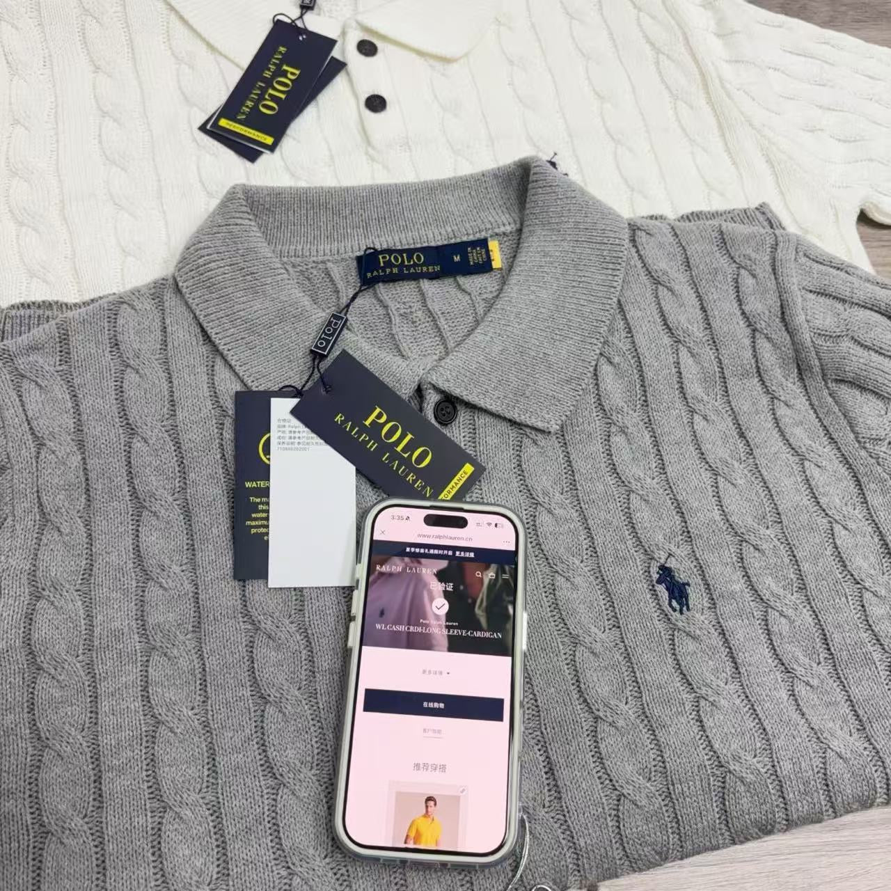 Knitted linen Ralph Lauren Polo