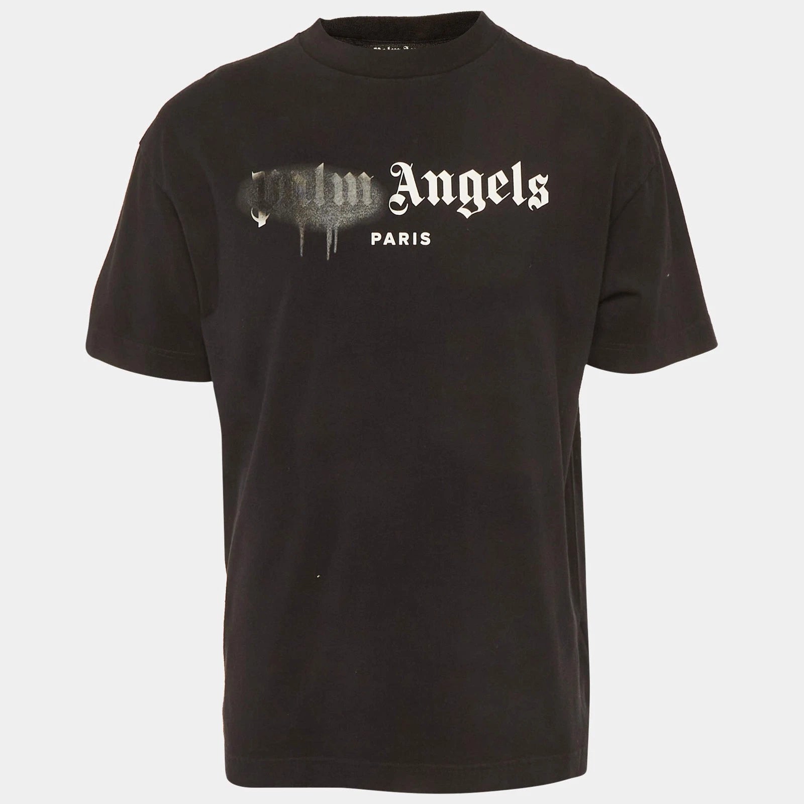 Palm Angel Black Sprayed T-shirt